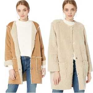BB Dakota Reversible Faux Shearling Jacket